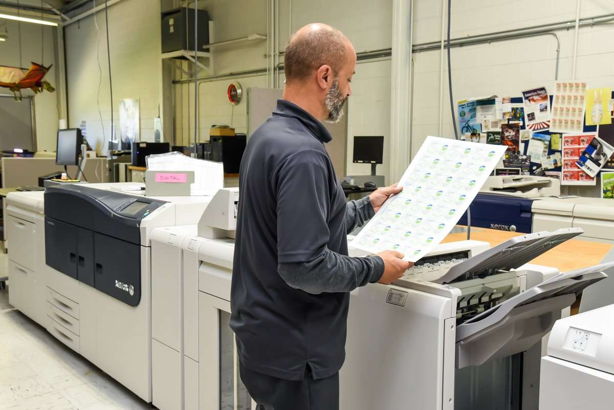 inspecting a digital printing